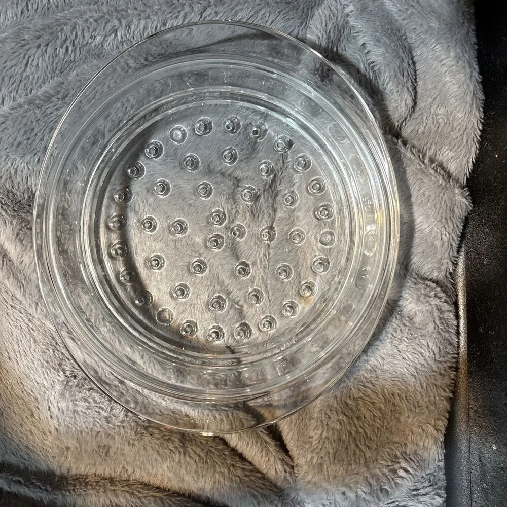 PRINCESS HOUSE Nouveau Clear Glass Steamer Strainer Made in FRANCE